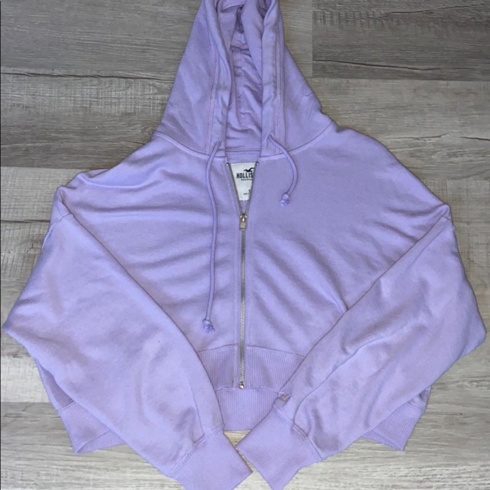 Hollister Cropped Zip-Up